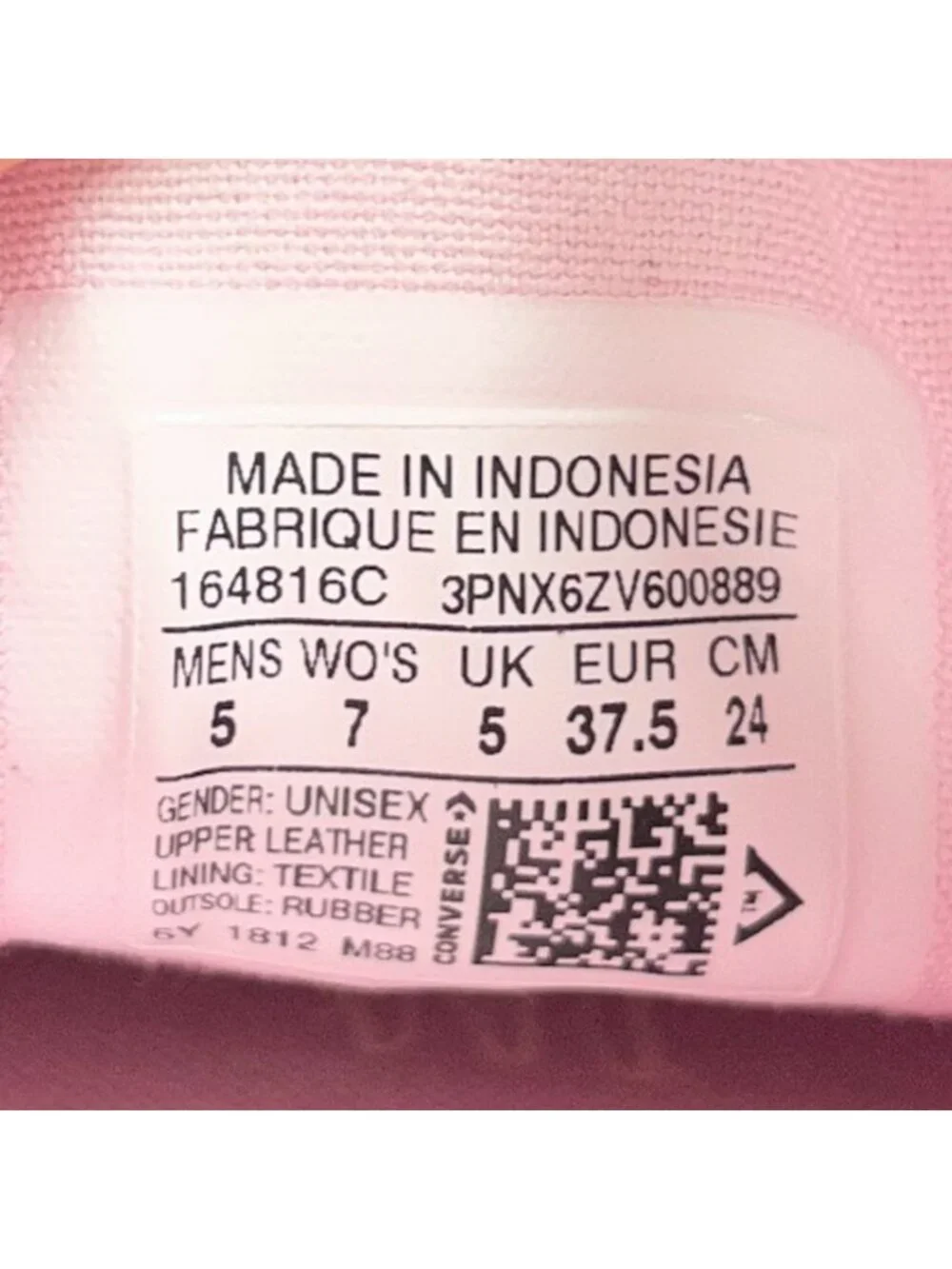 Converse Chuck Taylor All Star Low Womens Size 7 Pink Athletic Shoes Sneakers